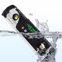 Digi-Pas DWL280PRO 9 in. IP67 Waterproof Digital Torpedo Level with LED Display and Magnetic V-Groove Base thumbnail 5