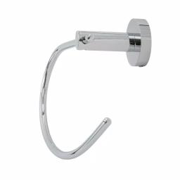 Italia Amalfi Polished Chrome Towel Ring - Solid Brass Hand Towel Holder thumbnail 3
