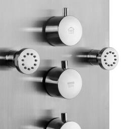 AKDY 65 in. Stainless Steel 8-Jet Shower Panel System with Rainfall Head, Handshower & Tub Spout thumbnail 8