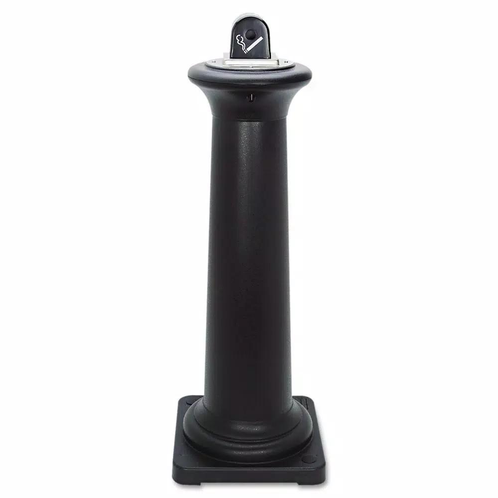 Rubbermaid Commercial Products GroundsKeeper Tuscan Iron Black Smoking Receptacle