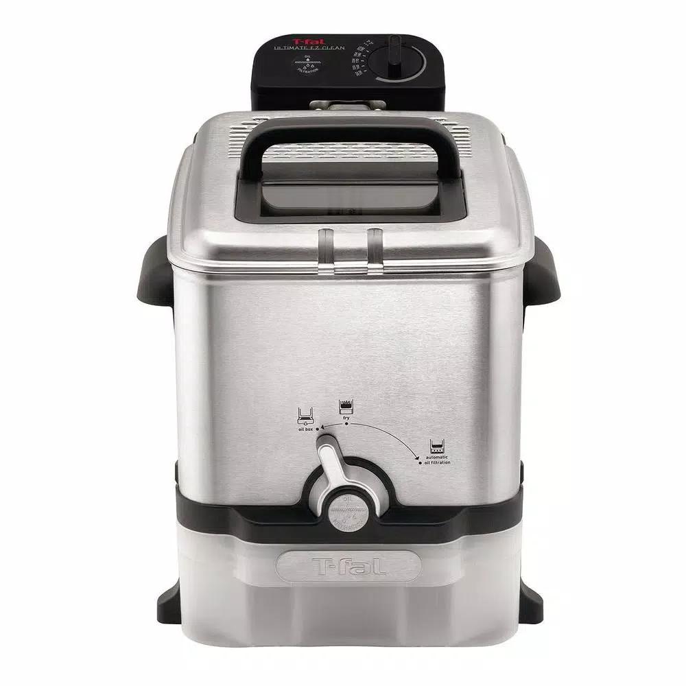 T-Fal Ultimate EZ Clean Professional Deep Fryer, 3.7 qt, Stainless Steel