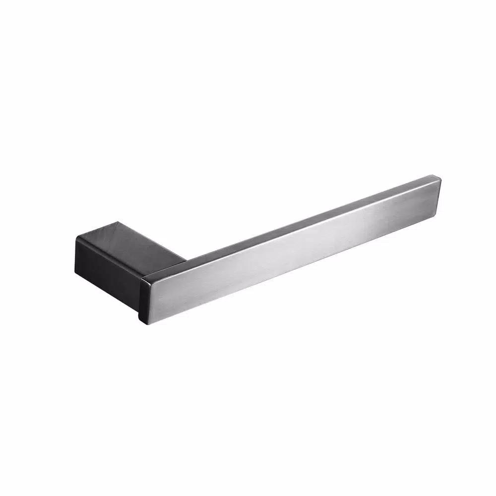 Boyel Living Stainless Steel 4-Piece Bathroom Accessories Set - Silver Wall Mounted Hardware Kit