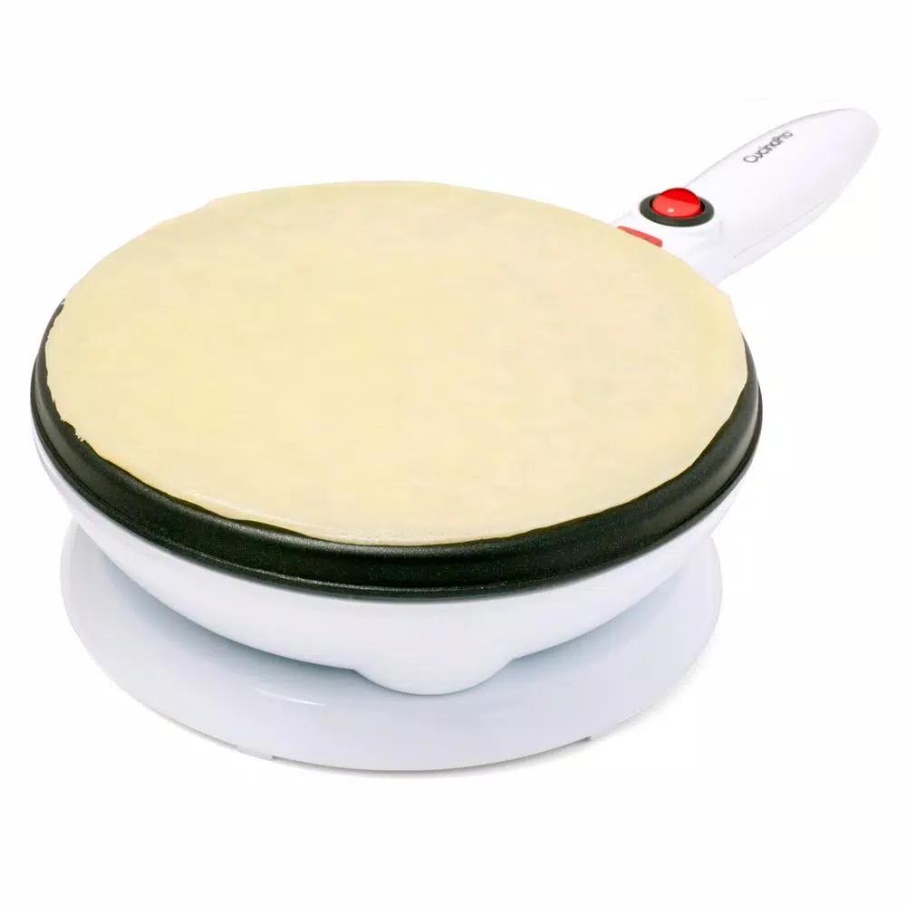 CucinaPro Electric Crepe Maker, 7.5 inch Non-Stick Surface, White