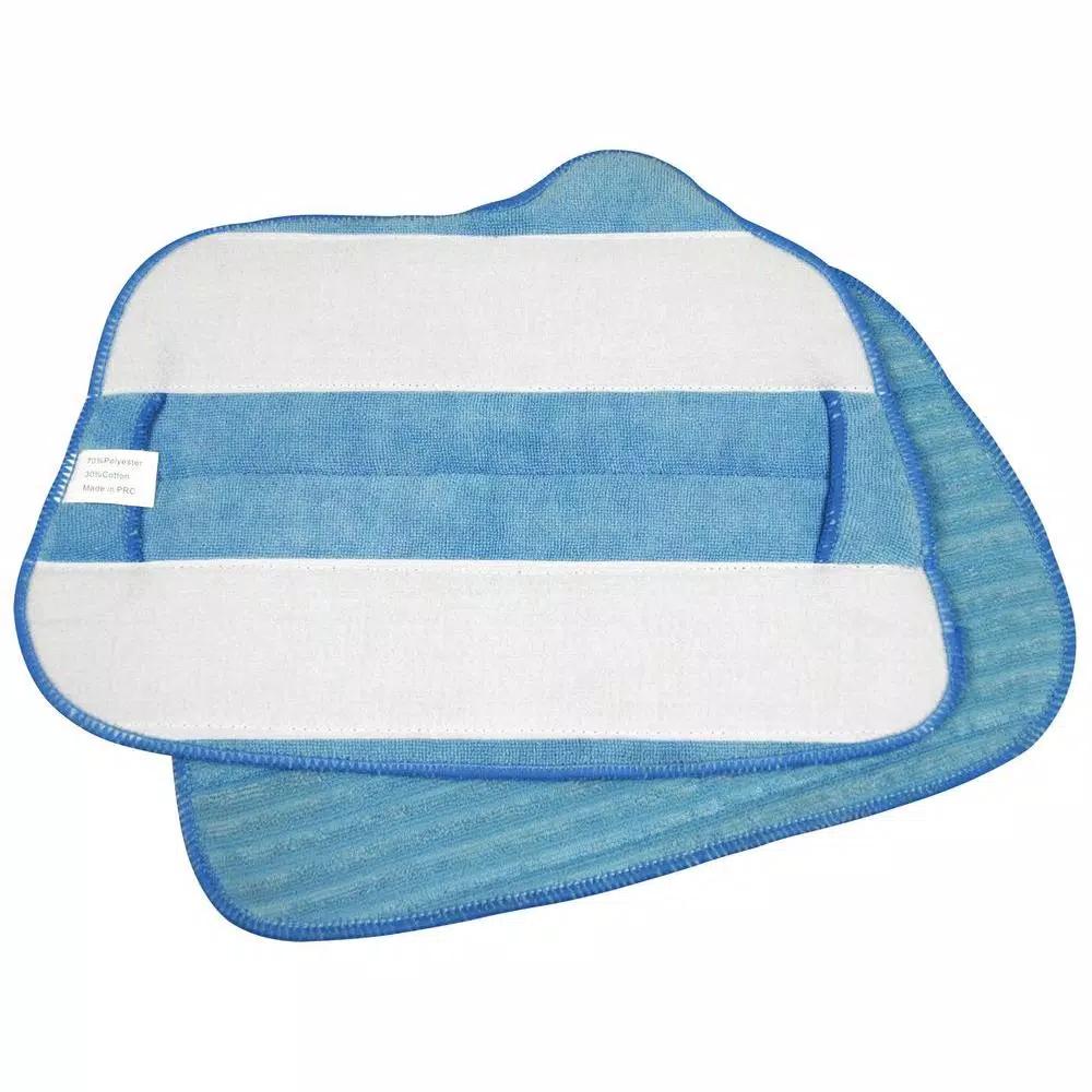 SteamFast Replacement Microfiber Cleaning Pads for Steam Mops, 2-Pack