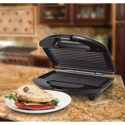 Brentwood Appliances Brentwood TS-246 750W Nonstick Panini Press and Sandwich Maker, Black thumbnail 8