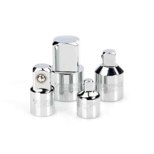 TEKTON 4-Piece Socket Adapter and Reducer Set, 1/4 in., 3/8 in., and 1/2 in. Drive Sizes