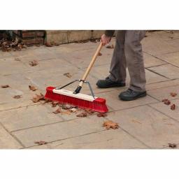 Harper 24 in. All-Purpose Push Broom with 60 in. Lacquered Hardwood Handle thumbnail 2