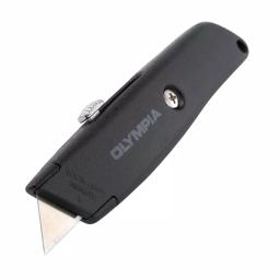 OLYMPIA Tools 6-Piece Retractable Utility Knife Set with Metal Construction thumbnail 2