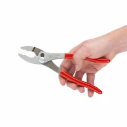 TEKTON 8 in. Slip Joint Pliers with Universal 3-Zone Jaws and Wire Cutter thumbnail 10