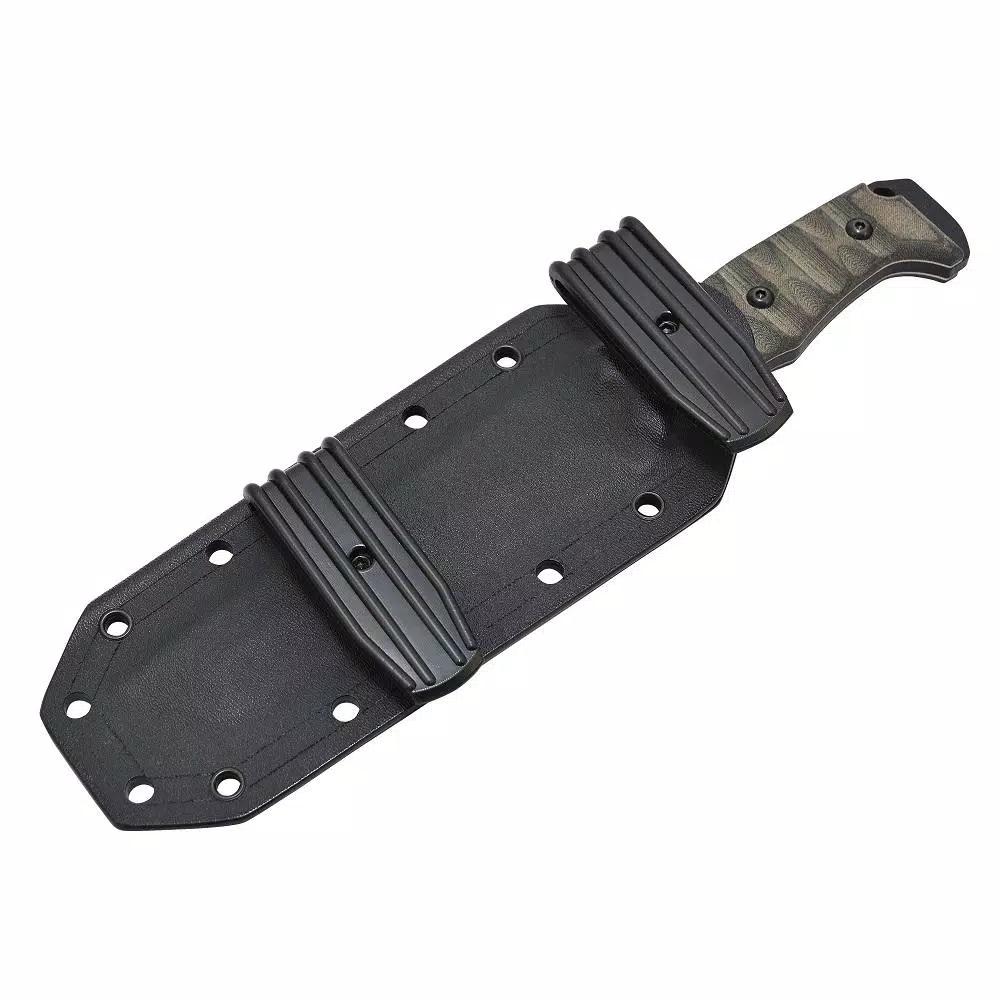 Camillus DAGR Carbon Steel Tanto Fixed Blade Knife with G10 Handle and Molded Sheath