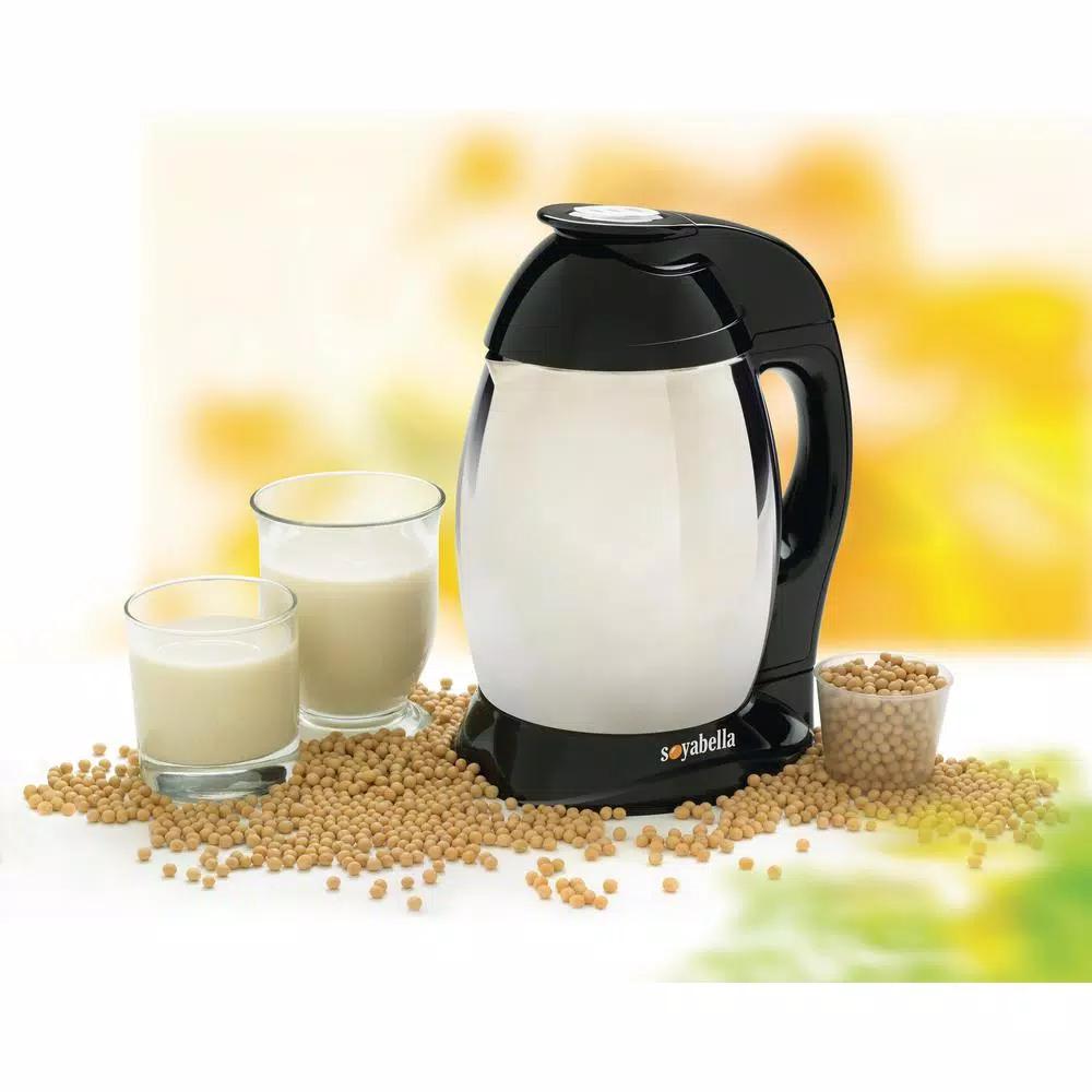 Tribest Soybella Black Stainless Steel Soy and Nutmilk Maker, 32 fl. oz.