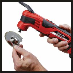 Einhell PXC 18V Cordless Oscillating Multi-Tool Kit with 3.0 Ah Battery and Fast Charger thumbnail 3
