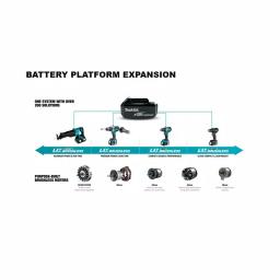 Makita 18V LXT Cordless 6-1/2 in. Circular Saw & Oscillating Multi-Tool Combo Kit (Tool Only) thumbnail 13