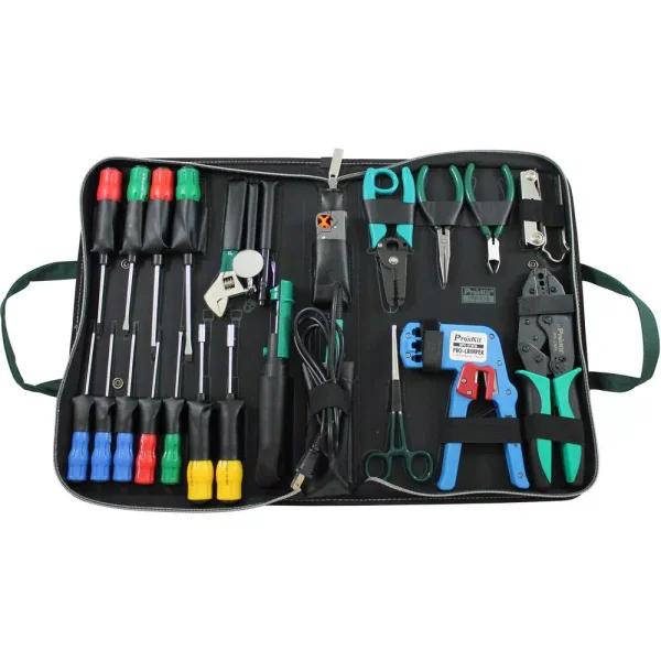 Eclipse Tools 25-Piece Network Maintenance Kit with Modular Crimp Tool and 20V Soldering Iron