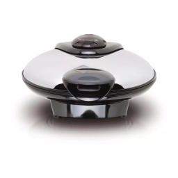 Euro Cuisine Euro-Cuisine 5-Heart Shape American Waffle Maker, 8-inch Non-Stick Ceramic Plates, Black thumbnail 1