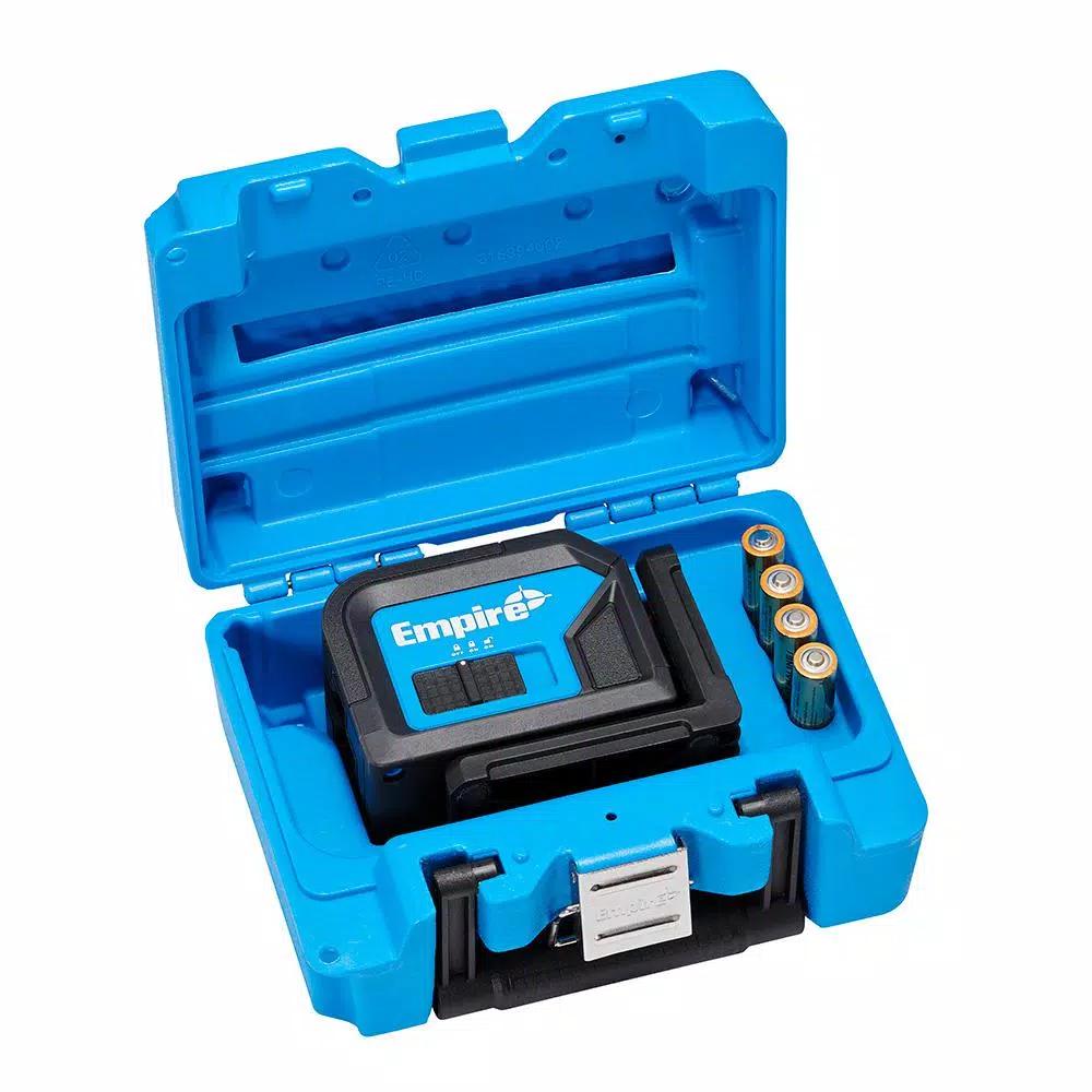 Empire Green Self-Leveling Cross Line Laser Level, 75 ft. Range