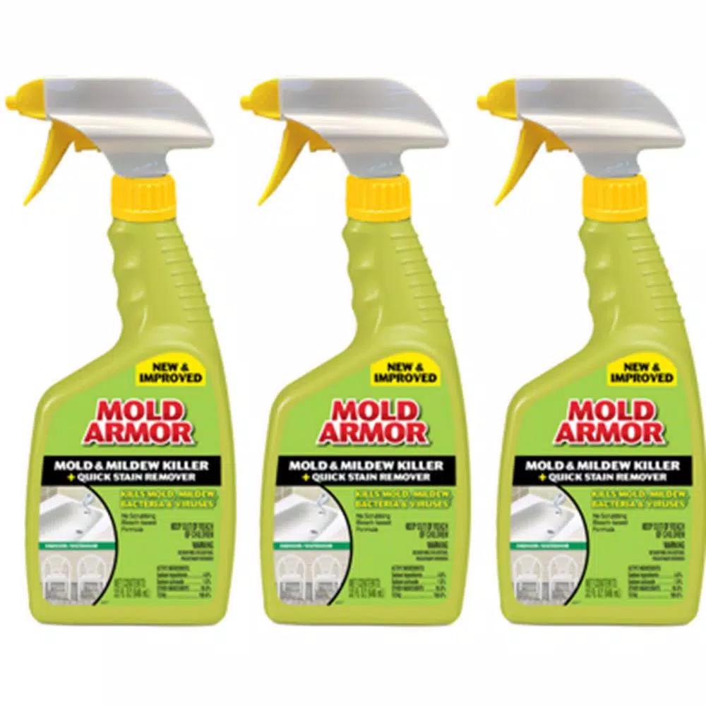 Mold Armor Home Armor Instant Mold and Mildew Stain Remover, 32 oz (3-Pack)