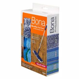 Bona Microfiber Wet/Dry Mop Refill Pad Multipack, 3-Pack thumbnail 2