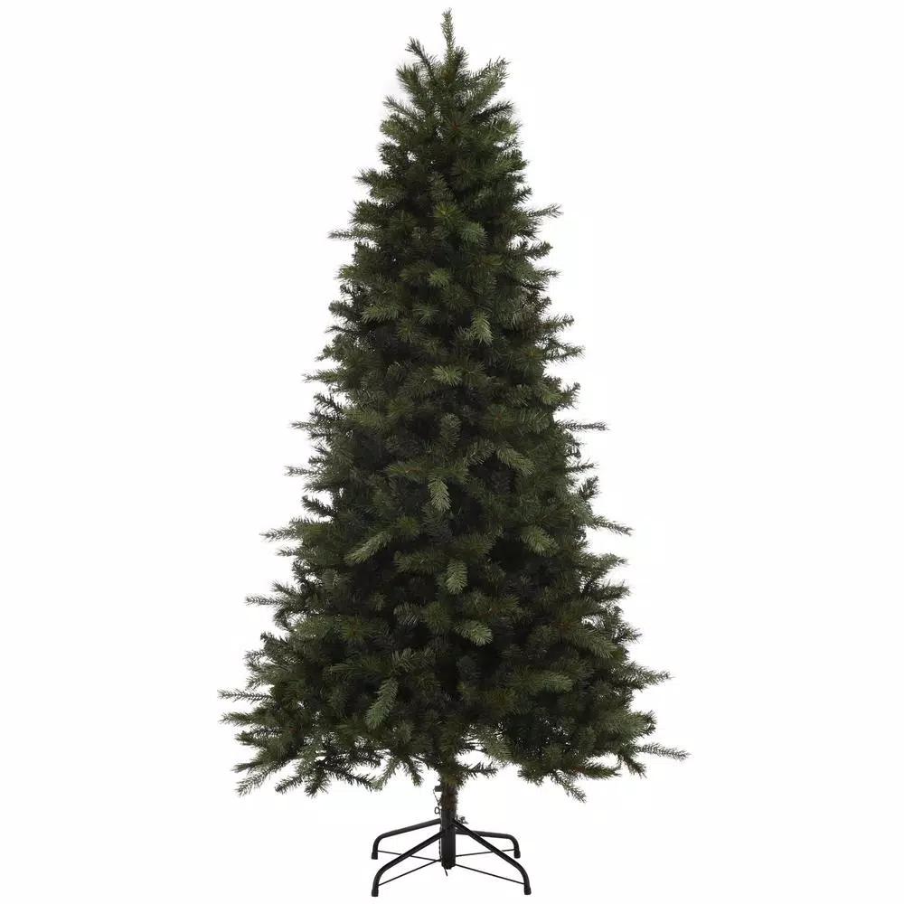 Unbranded 9 ft. Braxton Pre-Lit Color Changing Artificial Christmas Tree with 900 Micro Dot LED Lights