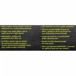 RYOBI 18V ONE+ EVERCHARGE Cordless Hand Vacuum Kit with 1.3 Ah Battery and Wall Charger thumbnail 9