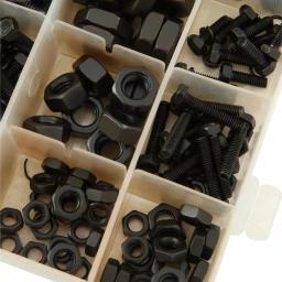 Grand Rapids Industrial Products Grip 240-Piece Nut and Bolt Assortment Set with Hex Nuts and Split Washers thumbnail 3