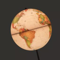 Waypoint Geographic Vertigo 15 in. Illuminated Antique Oceans Floor Standing Globe thumbnail 2