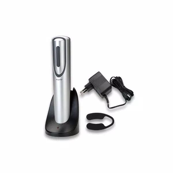 BergHOFF Geminis Electric Wine Opener with Charging Stand and Foil Cutter - Black