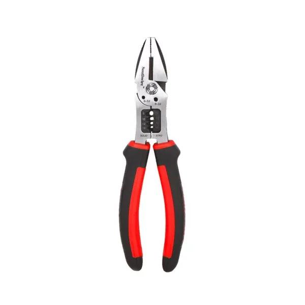 Southwire 8 in. Linesman Multi-Tool Pliers, 6-in-1 Cutting Pliers