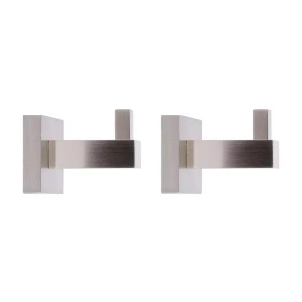 Italia Capri 2-Piece Brushed Nickel Bathroom Hardware Set