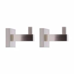 Italia Capri 2-Piece Brushed Nickel Bathroom Hardware Set thumbnail 1