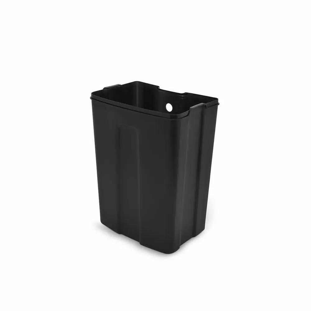 Innovaze 3.2 Gallon Brushed Stainless Steel Rectangular Step-On Trash Can with Fingerprint Resistant Finish