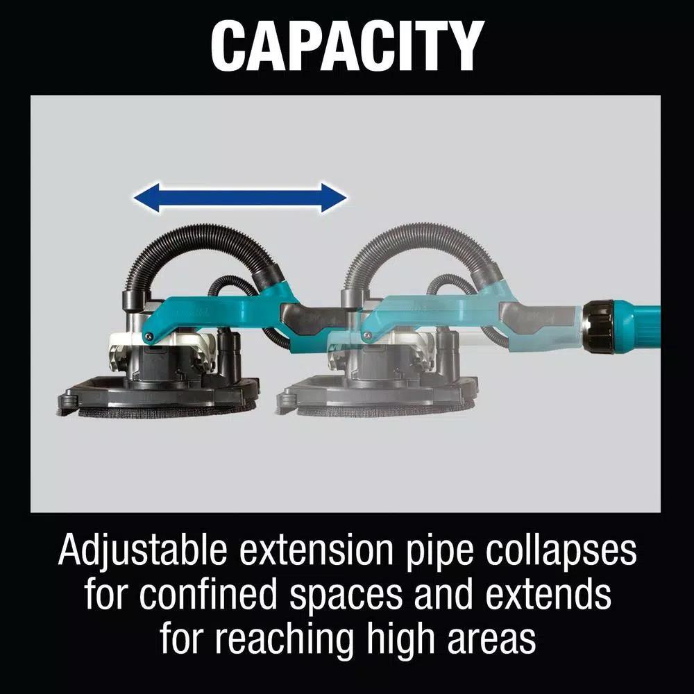 Makita 18V LXT Brushless 9 in. Drywall Sander Kit with Bonus 2-Piece 18V LXT Compact Combo Kit