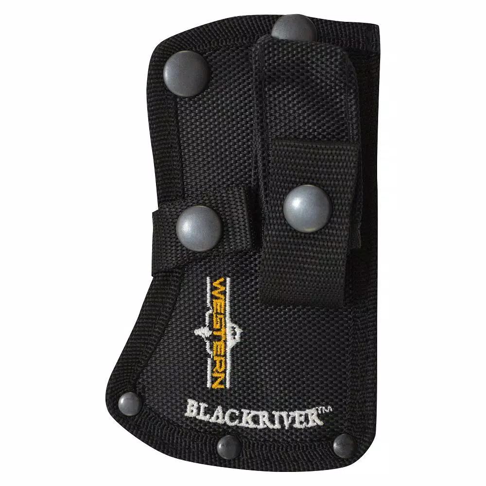 WESTERN BlackRiver 11.5 in. Titanium Bonded Blade Hatchet with Fire Starter and Ballistic Nylon Sheath