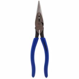 Southwire 8 in. Heavy-Duty Long-Nose Pliers with Side Cutter and Wire Stripper, Forged Steel thumbnail 1