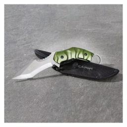 Sheffield REAPR SLAMR 4.75 in. Fixed Blade Drop Point Knife with Aluminum Handle thumbnail 6