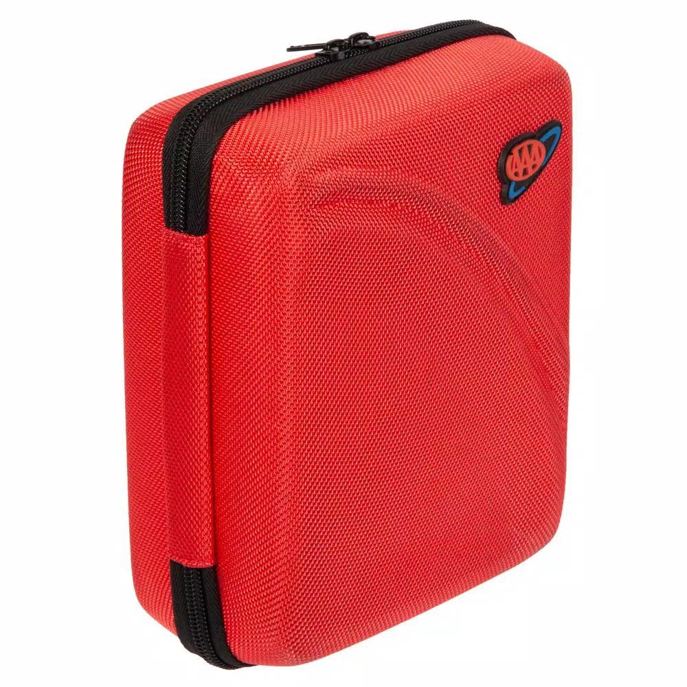 AAA 85-Piece Emergency Commuter First Aid Kit with Hard Shell Foam Case