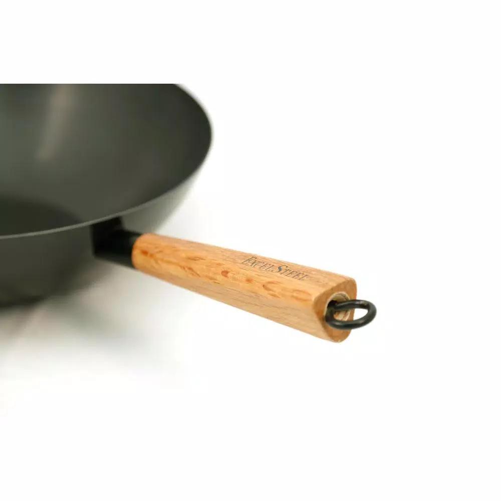 Cook Pro 14 in. Professional Heavy Duty Carbon Steel Wok with Assist Handle
