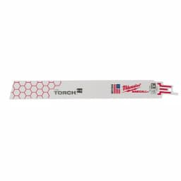 Milwaukee TORCH 9 in. 14 TPI Metal Cutting Reciprocating Saw Blades, 5-Pack thumbnail 3
