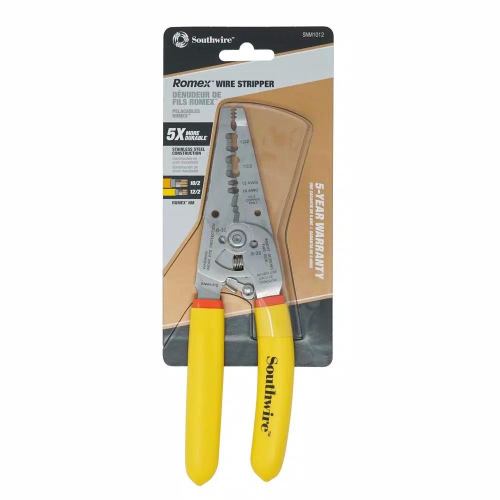 Southwire Romex SNM1012 Wire Stripper and Cutter for 10-12 AWG NM-B Cable