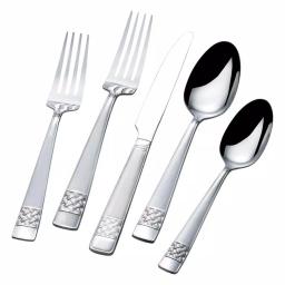 Pfaltzgraff Carlisle 16-Piece 18/0 Stainless Steel Flatware Set, Service for 4 thumbnail 2