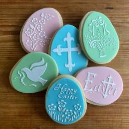 Designer Stencils Easter Sunday Cookie Stencil Bundle - 6 Pattern Set for Decorating thumbnail 4