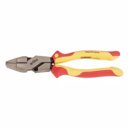 Wiha Insulated Industrial Series SoftGrip NE Style Lineman's Pliers thumbnail 1
