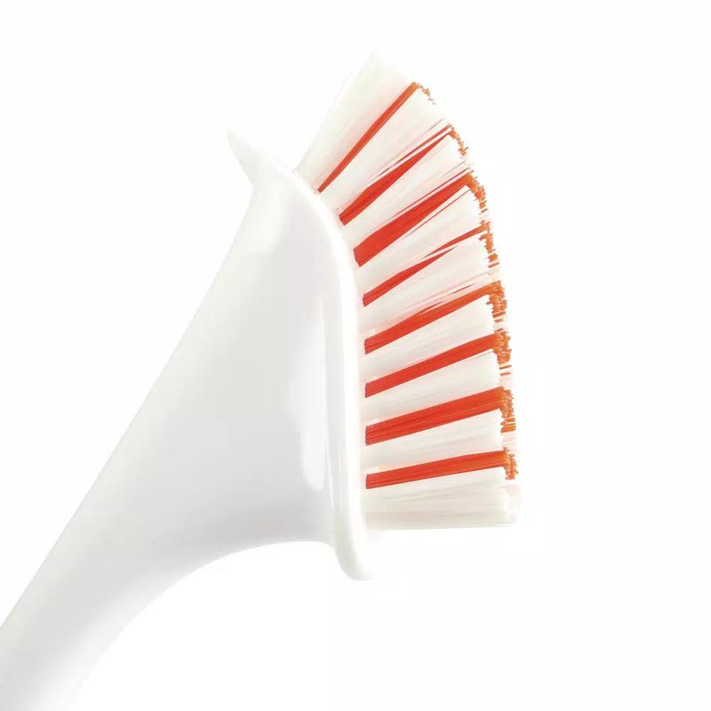 HDX Tile and Grout Brush with Antimicrobial Poly-Fiber Bristles