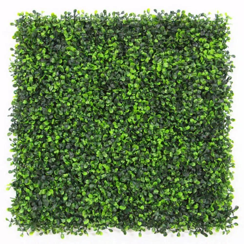 Ejoy GorgeousHome Artificial Boxwood Hedge Greenery Panels, Milan 20 x 20 in. (12-Pack)