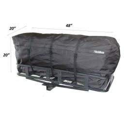HitchMate CargoLoad 12 cu. ft. Soft Hitch Cargo Bag, Weather-Resistant Storage for Hitch-Mounted Carriers thumbnail 3