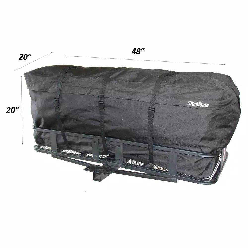 HitchMate CargoLoad 12 cu. ft. Soft Hitch Cargo Bag, Weather-Resistant Storage for Hitch-Mounted Carriers