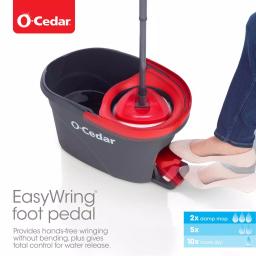 O-Cedar EasyWring Microfiber Spin Mop and Bucket System thumbnail 7