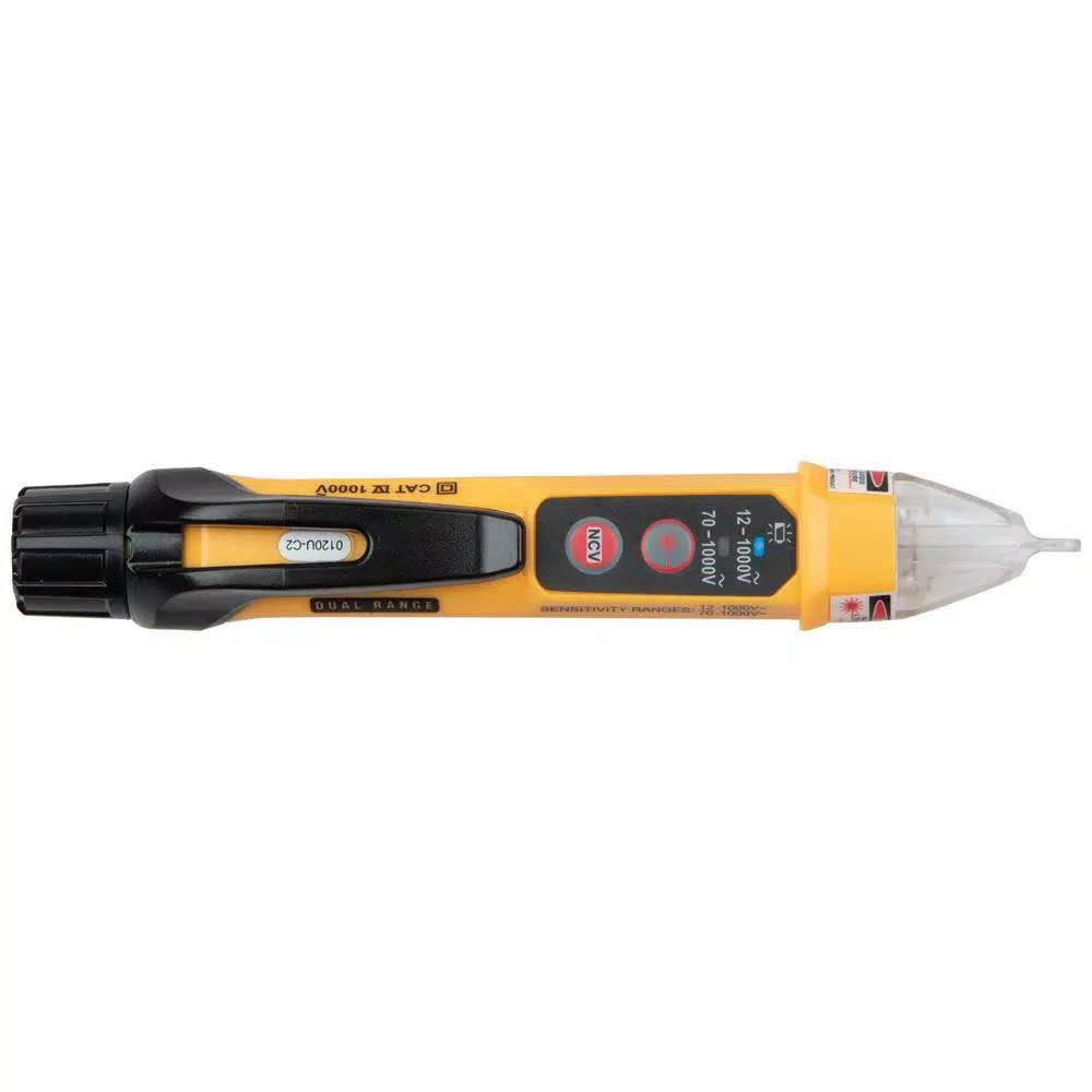 Klein Tools 2-Piece Non-Contact Voltage Tester with Laser Pointer and Dual-Mode Flashlight Work Light Tool Set