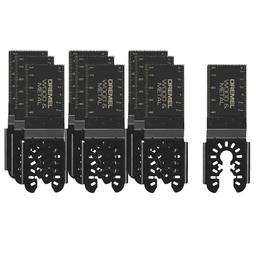 Dremel Multi-Max 1-5/8 in. Universal Oscillating Tool Flush Cut Blades for Wood and Metal, 10-Pack thumbnail 1