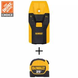 DEWALT Center Sensor Stud Finder with 25 ft. Tape Measure Bonus Set, Detects Wood and Metal thumbnail 1